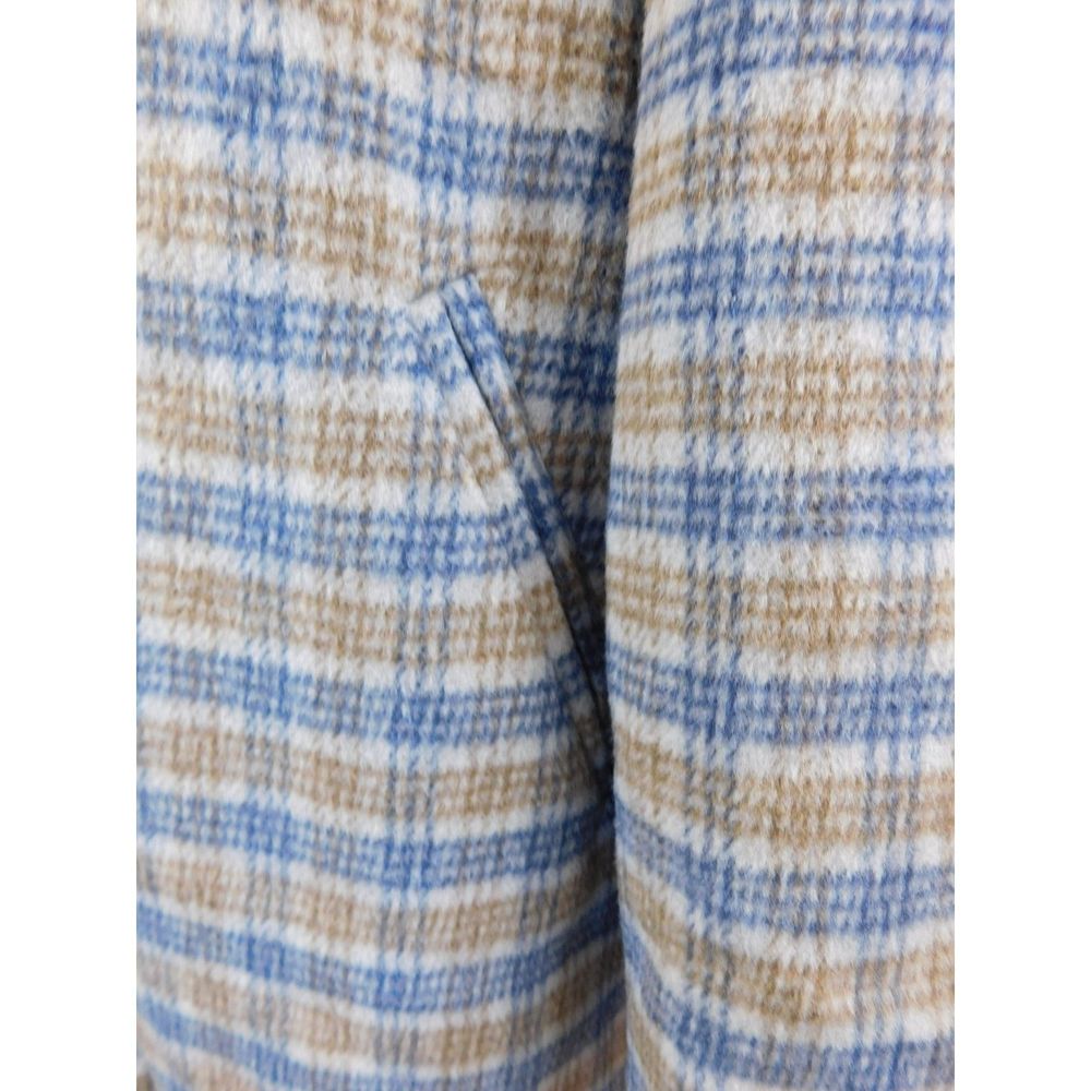 Cotton On 2 Button Plaid Long Coat NWT Size 12 - Picture 8 of 14